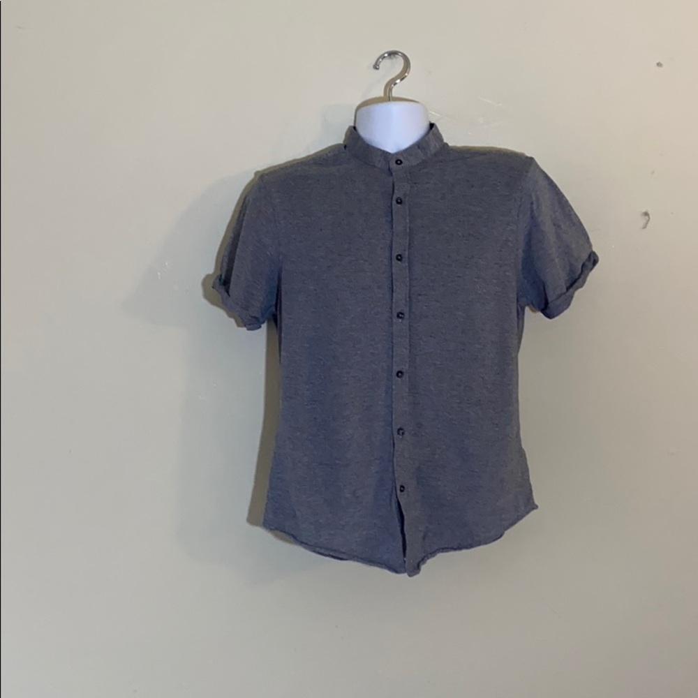 Zara 100% cotton short sleeve slim fit Shirt